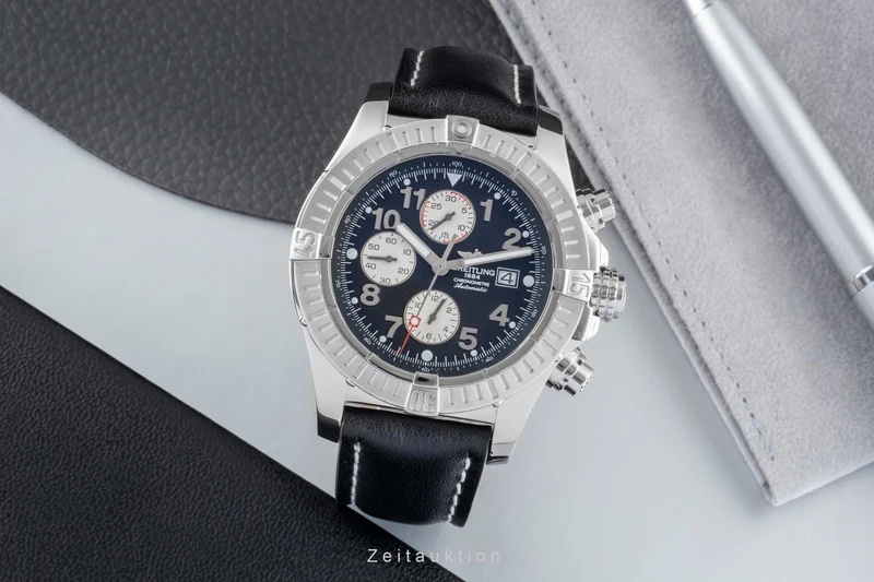 Breitling Super Avenger chronograph steel / titanium automatic men's watch A13370 [2600374]