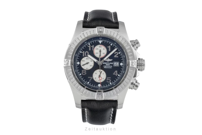 Breitling Super Avenger chronograph steel / titanium automatic men's watch A13370 [2600374]