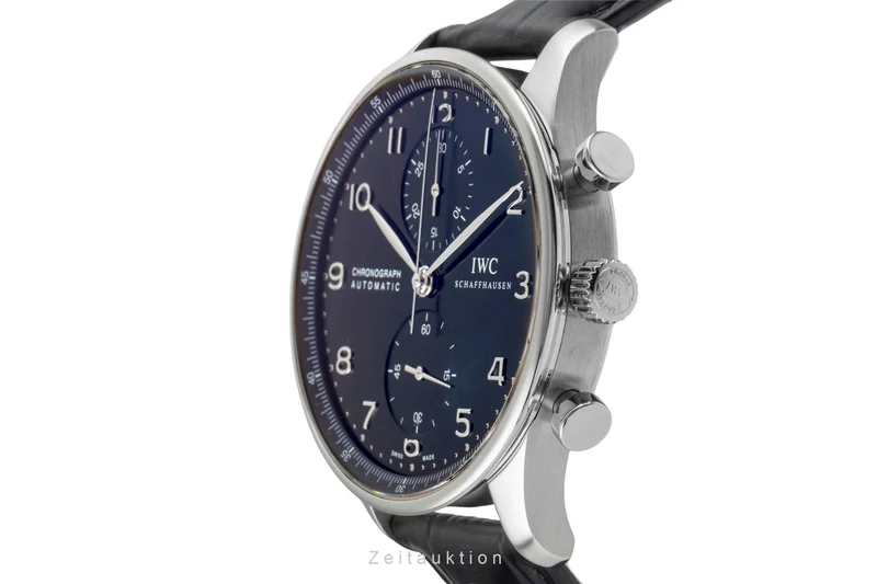 IWC Portugieser chronograph steel automatic men's watch IW371447 LP: 9100EUR [2600367]