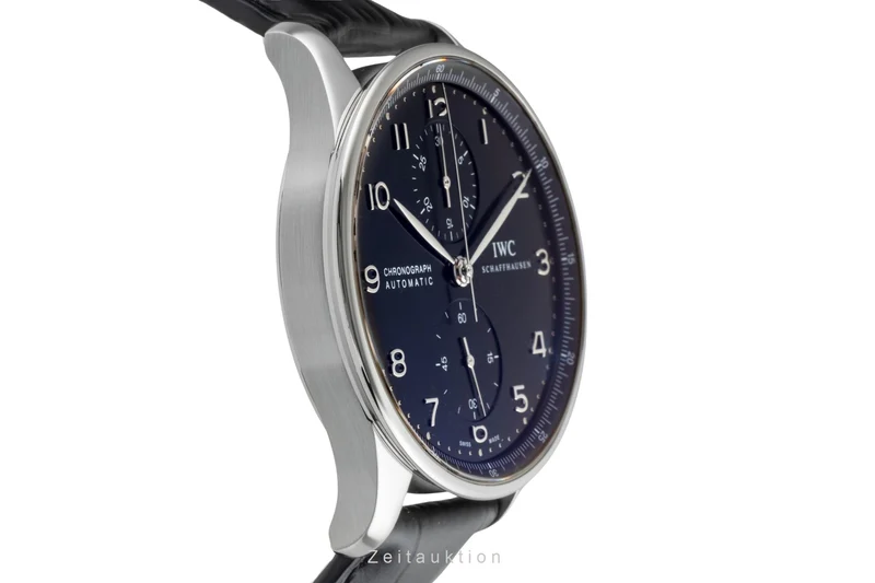 IWC Portugieser chronograph steel automatic men's watch IW371447 LP: 9100EUR [2600367]