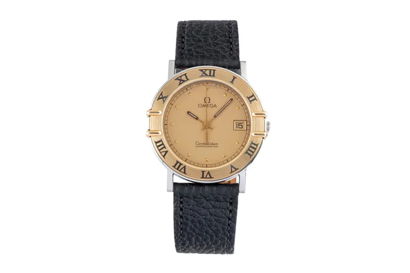 Omega Constellation steel / gold quartz men's watch 196.1080 196.1072 [2507399]