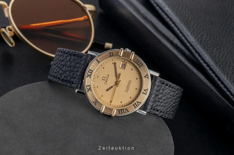 Omega Constellation steel / gold quartz men's watch 196.1080 196.1072 [2507399]