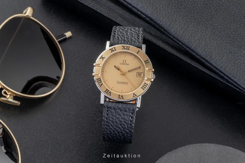 Omega Constellation steel / gold quartz men's watch 196.1080 196.1072 [2507399]
