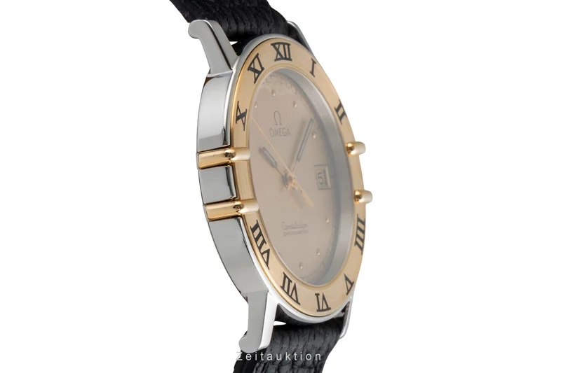 Omega Constellation steel / gold quartz men's watch 196.1080 196.1072 [2507399]