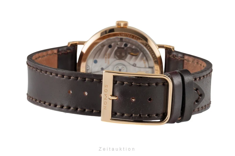 Nomos Neomatik 18 ct red gold automatic men's watch 160.S1 LP: 8600EUR Limited [2600443]
