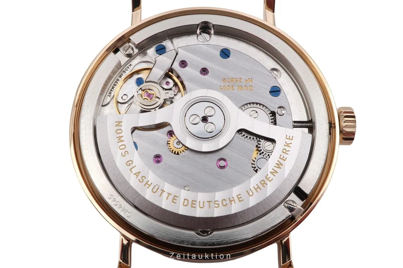 Nomos Neomatik 18 ct red gold automatic men's watch 160.S1 LP: 8600EUR Limited [2600443]