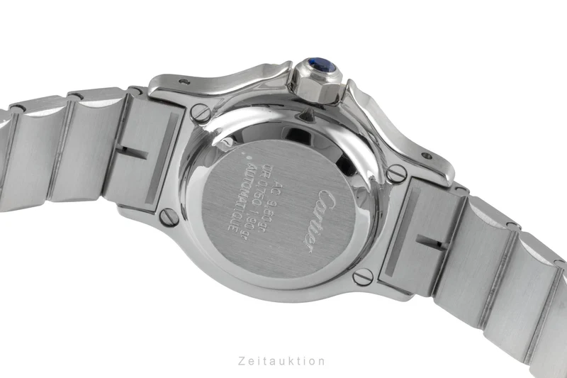 Cartier Santos steel / gold automatic women's watch 0907 [2506010]