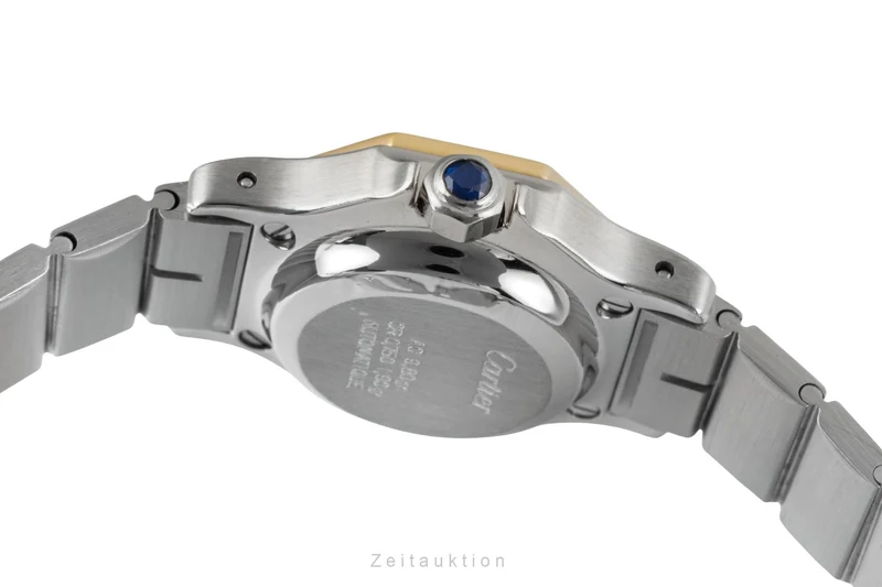 Cartier Santos steel / gold automatic women's watch 0907 [2506010]