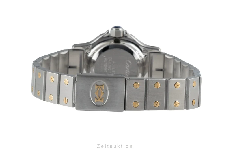 Cartier Santos steel / gold automatic women's watch 0907 [2506010]