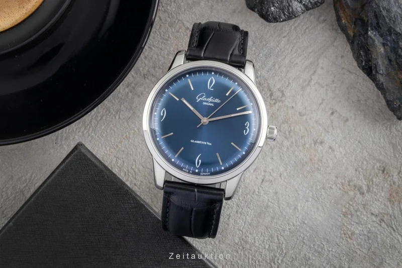 Glashütte Sixties steel automatic men's watch 1-39-52-06-02-04 [2600157]