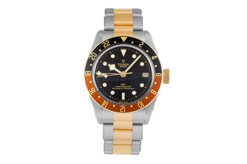Tudor Black Bay steel / gold automatic men's watch 79833MN LP: 7190EUR [2600390]