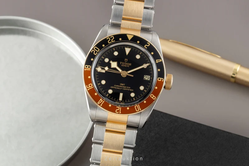 Tudor Black Bay steel / gold automatic men's watch 79833MN LP: 7190EUR [2600390]