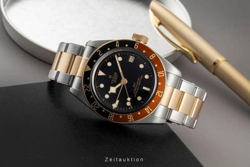 Tudor Black Bay steel / gold automatic men's watch 79833MN LP: 7190EUR [2600390]