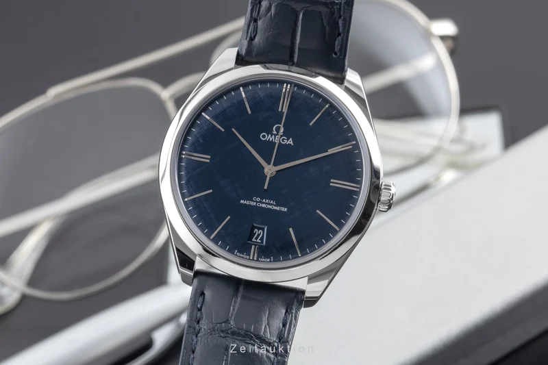 Omega De Ville steel manual winding men's watch 435.13.40.21.03.001 LP: 7700EUR [2507513]