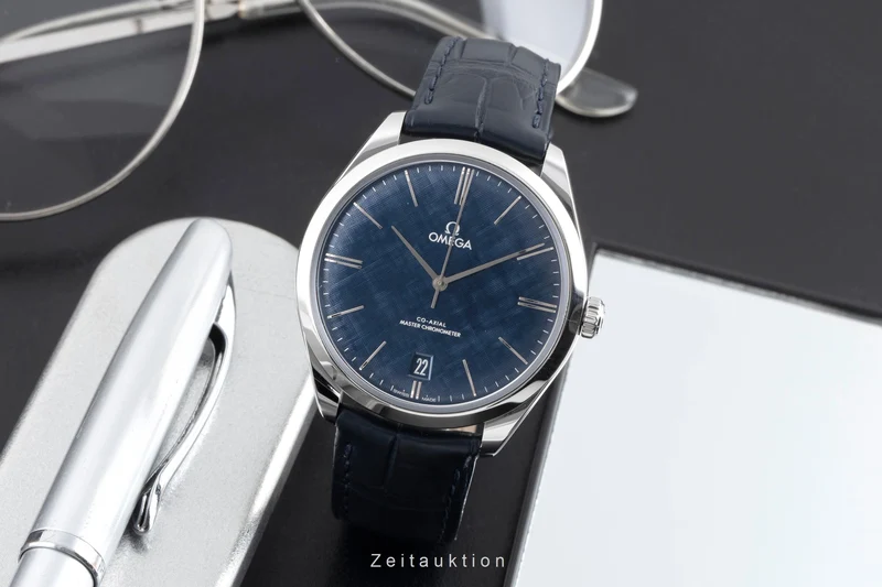 Omega De Ville steel manual winding men's watch 435.13.40.21.03.001 LP: 7700EUR [2507513]