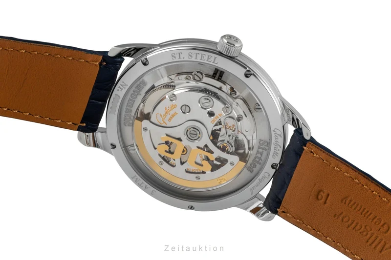 Glashütte Sixties steel automatic men's watch 1-39-52-06-02-04 LP: 7400EUR [2600292]
