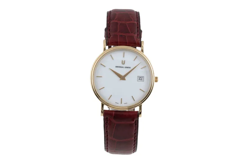 Universal Geneve 18 ct gold quartz men's watch 149.140-22 [2507531]