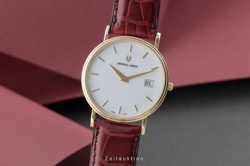 Universal Geneve 18 ct gold quartz men's watch 149.140-22 [2507531]