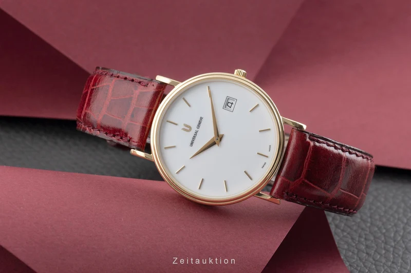 Universal Geneve 18 ct gold quartz men's watch 149.140-22 [2507531]
