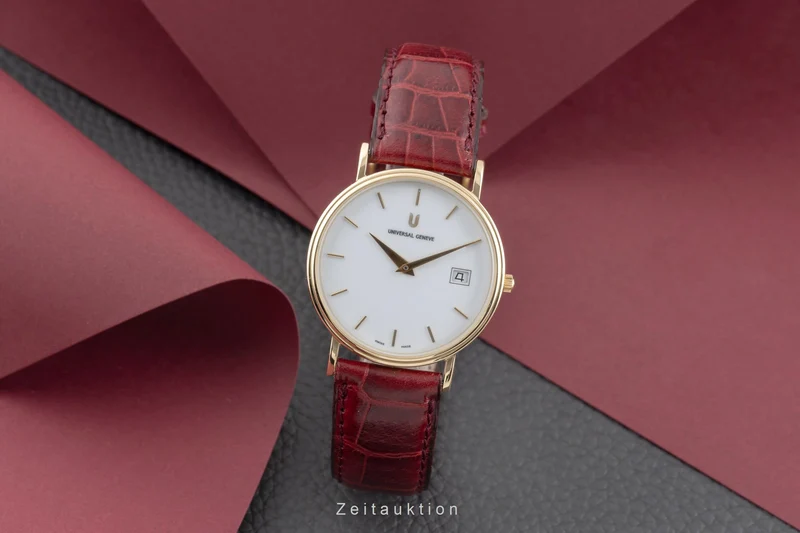 Universal Geneve 18 ct gold quartz men's watch 149.140-22 [2507531]
