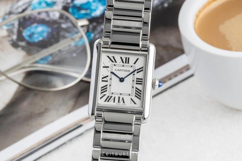 Cartier Tank steel quartz unisex WSTA0052 [2507333]