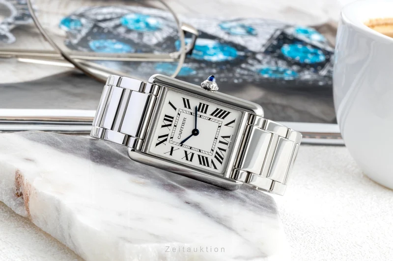 Cartier Tank steel quartz unisex WSTA0052 [2507333]
