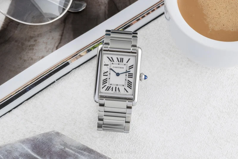 Cartier Tank steel quartz unisex WSTA0052 [2507333]