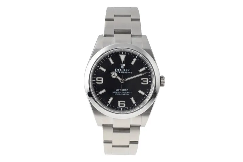 Rolex Explorer steel automatic men's watch 214270 [2600485]