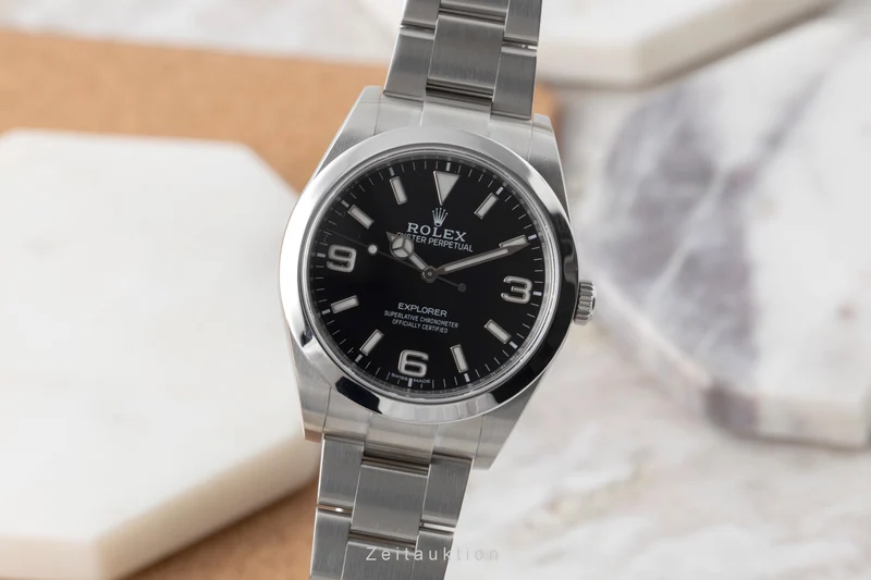 Rolex Explorer steel automatic men's watch 214270 [2600485]