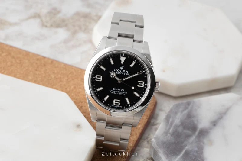 Rolex Explorer steel automatic men's watch 214270 [2600485]