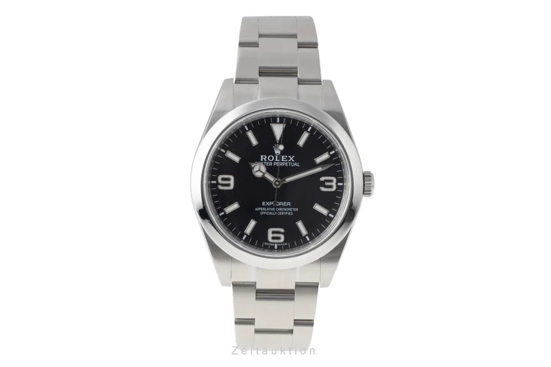 Rolex Explorer steel automatic men's watch 214270 [2600485]