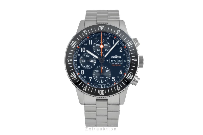 Fortis chronograph steel automatic men's watch F2040010 FW32316733 Limited [2600168]