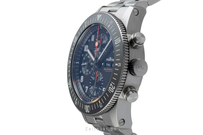 Fortis chronograph steel automatic men's watch F2040010 FW32316733 Limited [2600168]