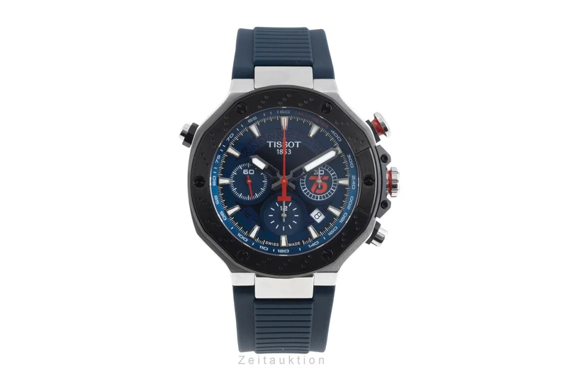 Tissot chronograph steel automatic men's watch T1414272704100 Limited [2600552]