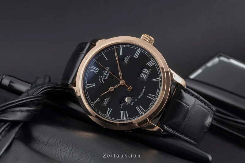 Glashütte Senator 18 ct red gold automatic men's watch 100-02-25-05-05 [2600546]