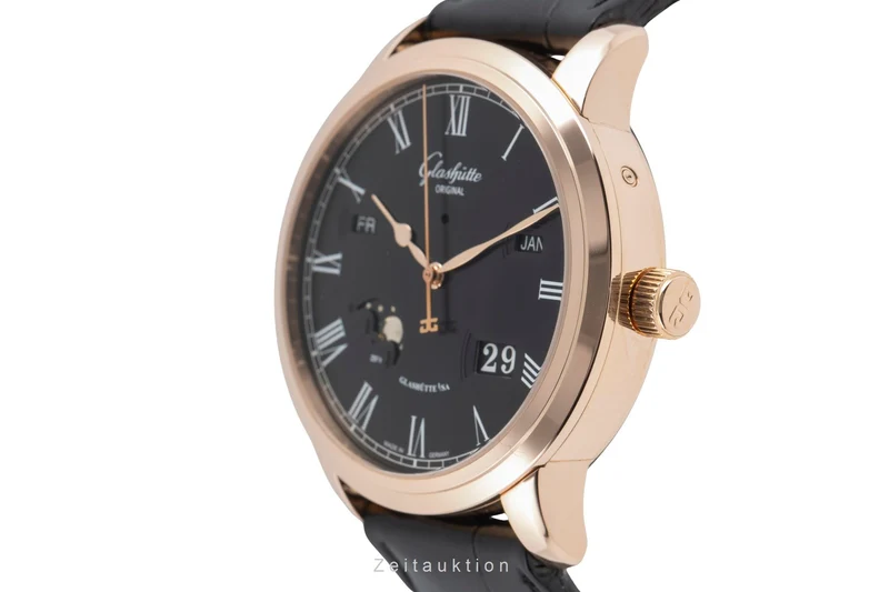 Glashütte Senator 18 ct red gold automatic men's watch 100-02-25-05-05 [2600546]