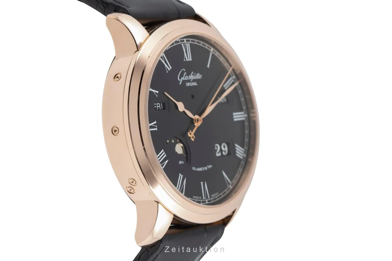 Glashütte Senator 18 ct red gold automatic men's watch 100-02-25-05-05 [2600546]