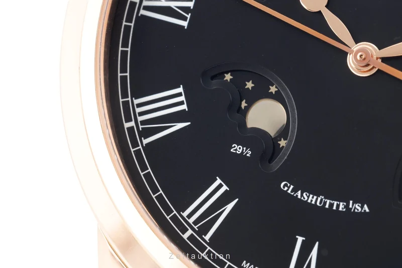 Glashütte Senator 18 ct red gold automatic men's watch 100-02-25-05-05 [2600546]