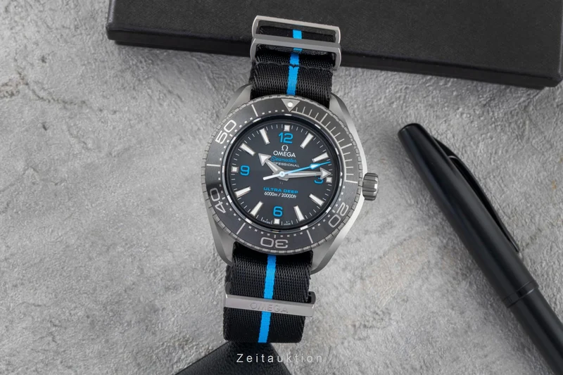 Omega Seamaster titanium automatic men's watch 215.92.46.21.01.001 LP: 14800EUR [2600535]