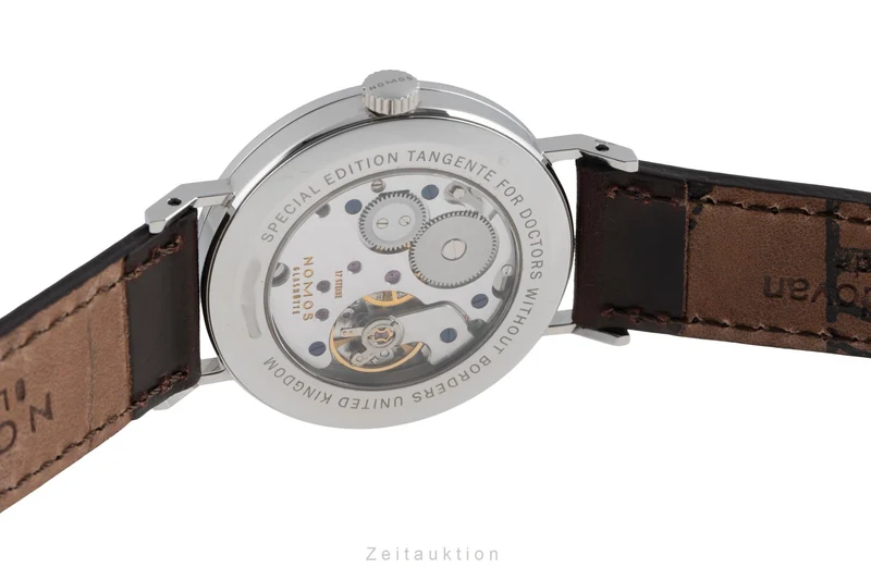Nomos Tangente steel manual winding men's watch Tangente for Doctors without Borders Limited [2600473]