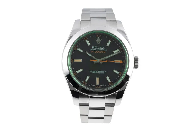 Rolex Milgauss steel automatic men's watch 116400GV [2600501]