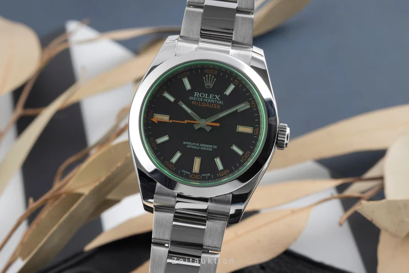 Rolex Milgauss steel automatic men's watch 116400GV [2600501]