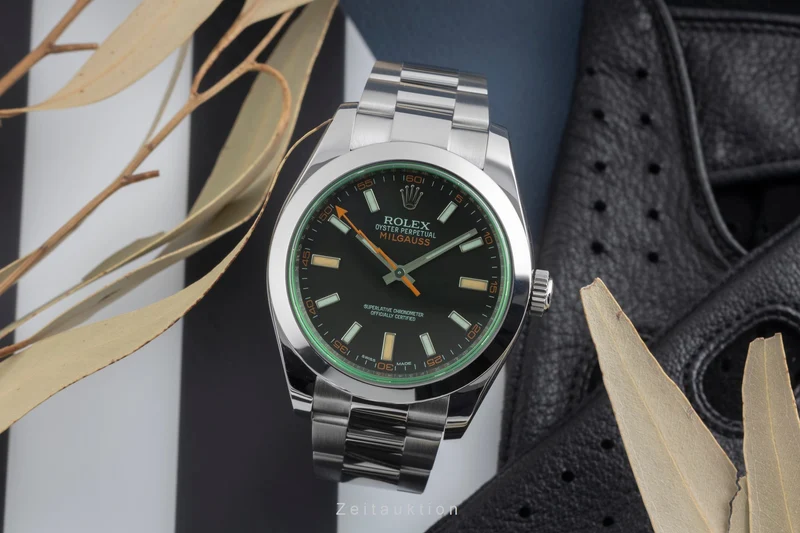 Rolex Milgauss steel automatic men's watch 116400GV [2600501]