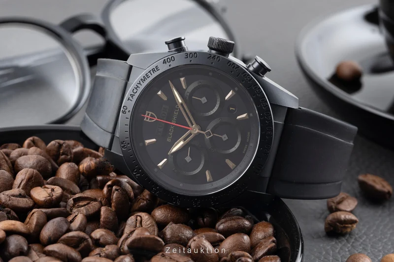 Tudor Black Shield chronograph ceramic / steel automatic men's watch 42000C [2600427]