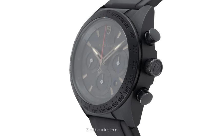 Tudor Black Shield chronograph ceramic / steel automatic men's watch 42000C [2600427]