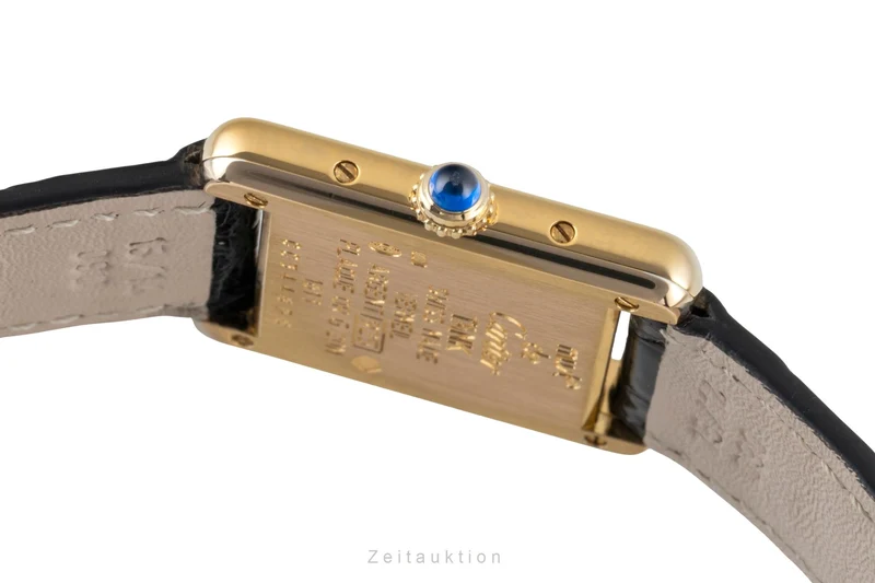 Cartier Tank silver-gilt quartz women's watch W1009654 [2600475]