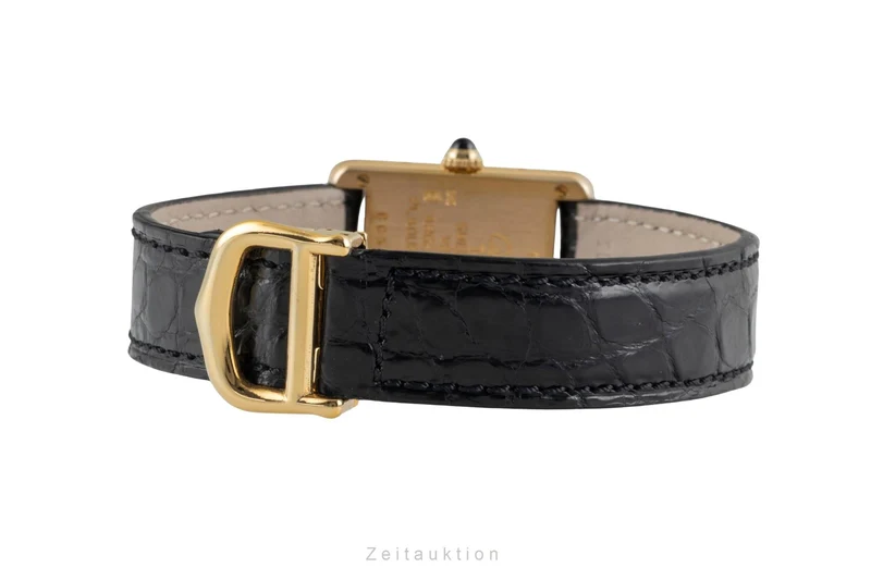 Cartier Tank silver-gilt quartz women's watch W1009654 [2600475]