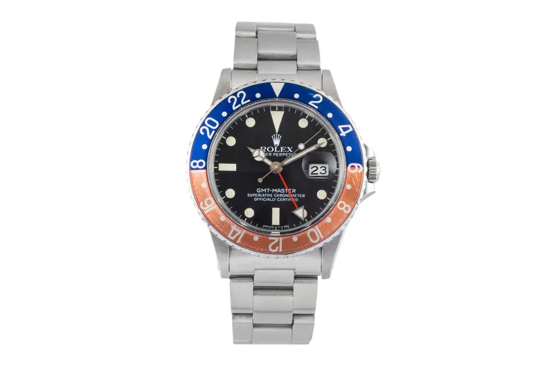 Rolex GMT-Master steel automatic men's watch 16750 Vintage [2600119]