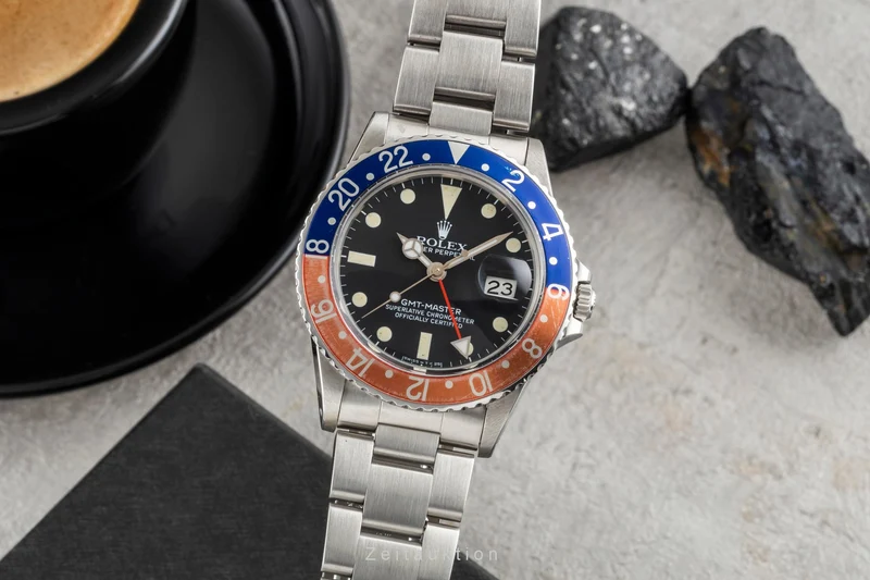 Rolex GMT-Master steel automatic men's watch 16750 Vintage [2600119]