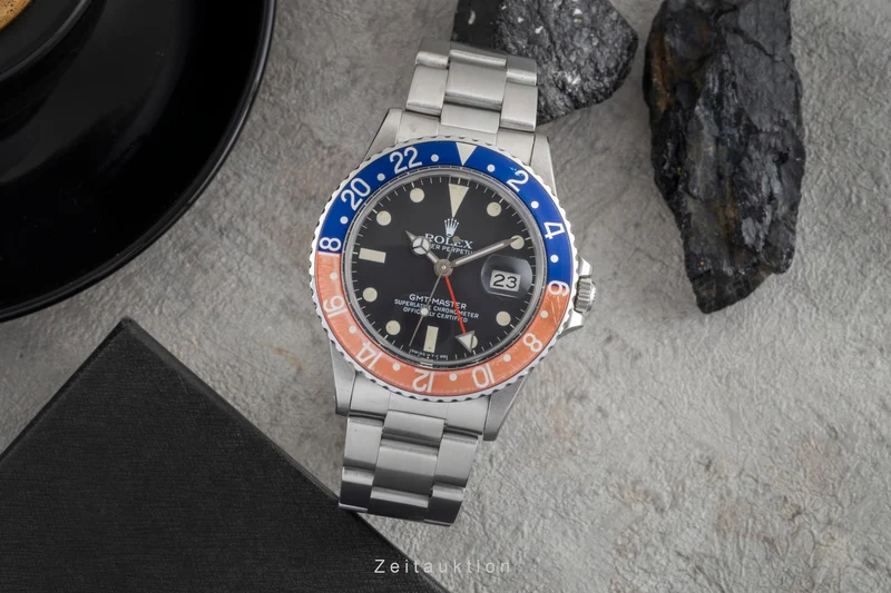 Rolex GMT-Master steel automatic men's watch 16750 Vintage [2600119]